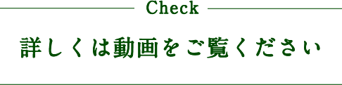 詳しくは動画をご覧ください